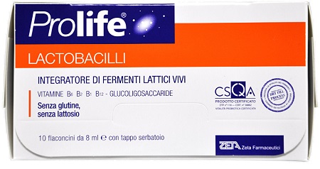 PROLIFE LACTOBACILLI 10 FLACONCINI 8 ML - Farmaciapacini.it