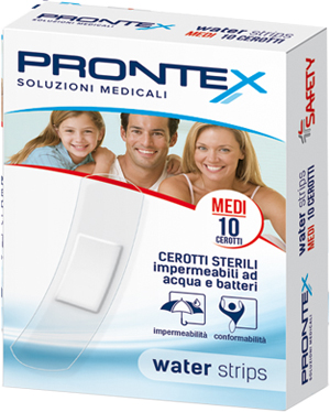 CEROTTO PRONTEX WATER STRIPS MEDIO 10 PEZZI - Farmaciapacini.it