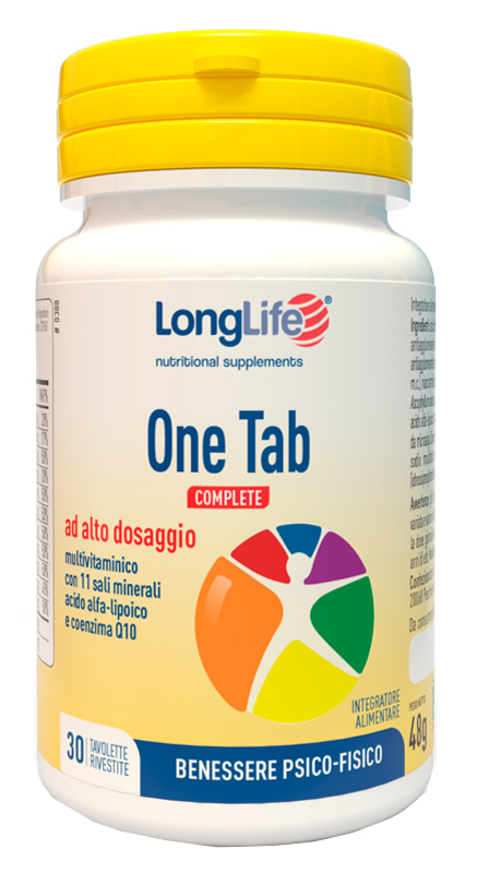LONGLIFE ONE TAB COMPLETE 30 TAVOLETTE - Farmaciapacini.it