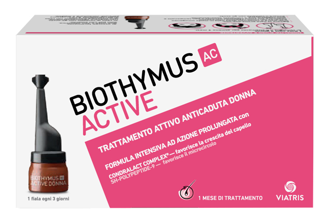 BIOTHYMUS AC ACTIVE TRATTAMENTO ATTIVO ANTICADUTA DONNA 10 FIALE - Farmaciapacini.it