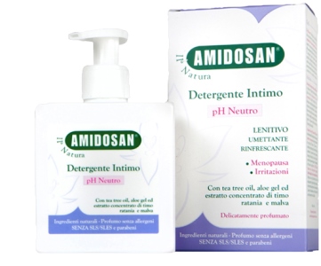 AMIDOSAN II NATURA DETERGENTE INTIMO PH NEUTRO 250 ML - Farmaciapacini.it