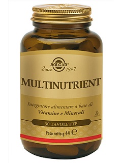 MULTINUTRIENT SOLGAR 30 TAVOLETTE - Farmaciapacini.it