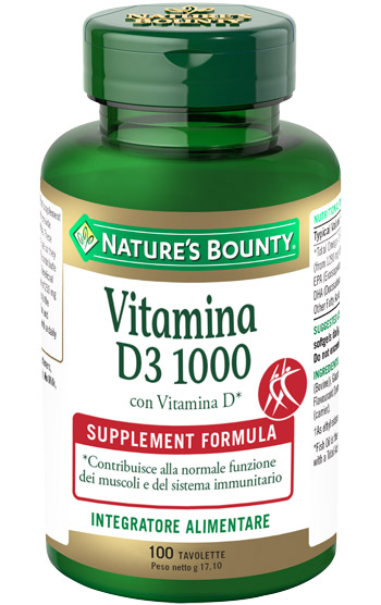 VITAMINA D3/1000 100 TAVOLETTE - Farmaciapacini.it