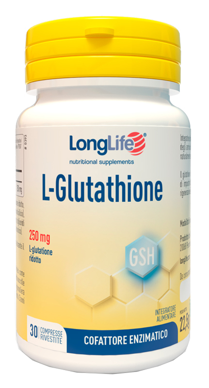 LONGLIFE L-GLUTATHIONE 250 MG 30 COMPRESSE - Farmaciapacini.it