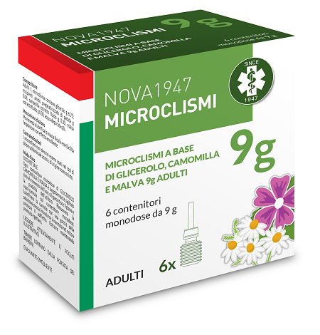 NOVA1947 MICROCLISMI 9G ADULTI 6 CONTENITORI MONODOSE - Farmaciapacini.it