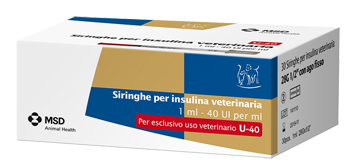 SIRINGA INSULINA USO VETERINARIO MSD-AH 30 SIRINGHE 40 UI/ML - Farmaciapacini.it