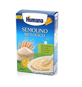 HUMANA SEMOLINO BIOLOGICO 230 G - Farmaciapacini.it