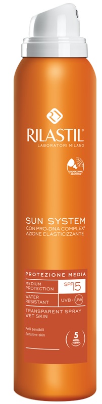 RILASTIL SUN SYSTEM PHOTO PROTECTION THERAPY SPF15 TRANSPARENT SPRAY 200 ML - Farmaciapacini.it