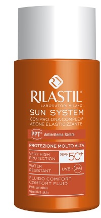 RILASTIL SUN SYSTEM PHOTO PROTECTION THERAPY SPF50+ COMFORT FLUIDO 50 ML - Farmaciapacini.it