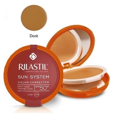 RILASTIL SUN SYSTEM PHOTO PROTECTION THERAPY SPF50+ COMPATTO DORE' 10 ML - Farmaciapacini.it
