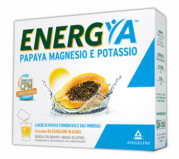 ENERGYA PAPAYA MAGNESIO POTASSIO 14 BUSTINE - Farmaciapacini.it
