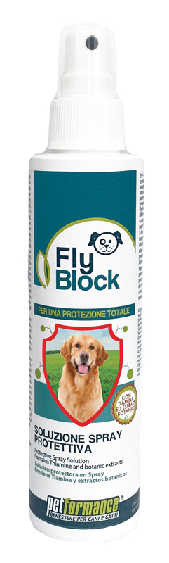 FLYBLOCK SOLUZIONE SPRAY PROTEZIONE CANE 150 ML - Farmaciapacini.it