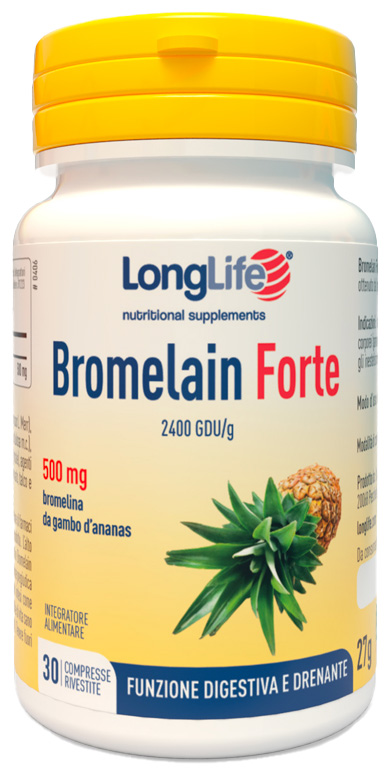 LONGLIFE BROMELAIN FORTE 30 COMPRESSE - Farmaciapacini.it