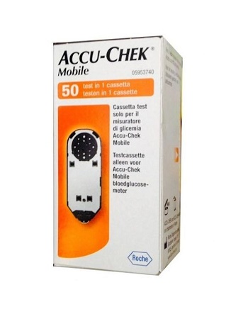 STRISCE MISURAZIONE GLICEMIA ACCU-CHEK MOBILE 50 TEST MIC 2 - Farmaciapacini.it