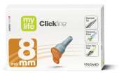 CLICKFINE AGO EXTRA THIN WALL PER PENNA INSULINA GAUGE31 LUNGHEZZA 8 MM PUNTA A DIAMANTE 6 FACCE 100 PEZZI - Farmaciapacini.it
