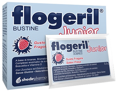 FLOGERIL JUNIOR FRAGOLA 20 BUSTINE - Farmaciapacini.it