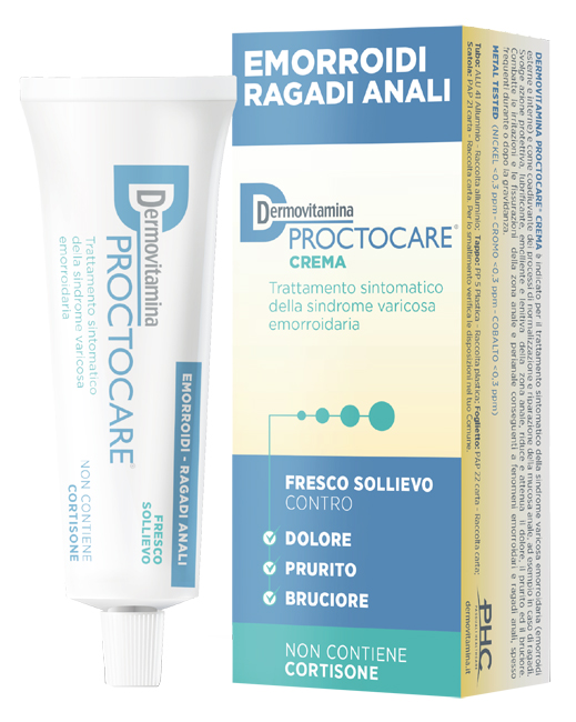 DERMOVITAMINA PROCTOCARE CREMA EMORROIDI RAGADI ANALI 30 ML CON CANNULA - Farmaciapacini.it
