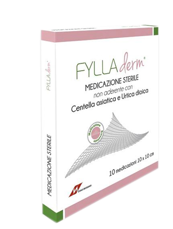 MEDICAZIONE STERILE NON ADERENTE FYLLADERM 10 X 10 CM X 10 BUSTE - Farmaciapacini.it