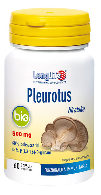 LONGLIFE PLEUROTUS BIO 60 CAPSULE - Farmaciapacini.it