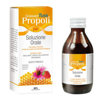 GOLASEPT TUSS PROPOLI BABY SOLUZIONE ORALE 150 ML - Farmaciapacini.it