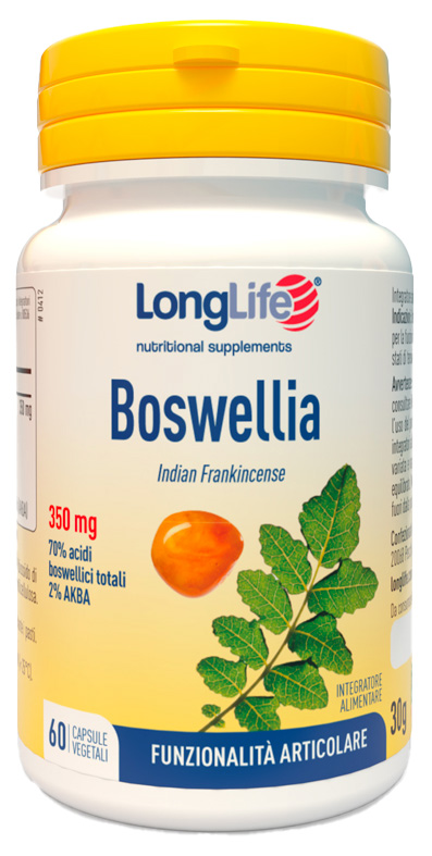 LONGLIFE BOSWELLIA 60 CAPSULE VEGETALI - Farmaciapacini.it