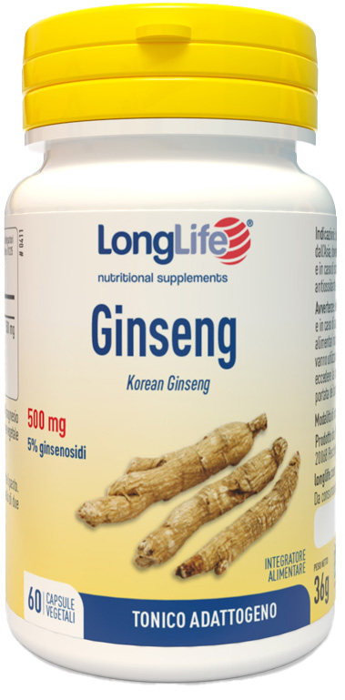 LONGLIFE GINSENG 5% 60 CAPSULE - Farmaciapacini.it