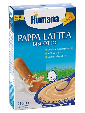 HUMANA PAPPA LATTEA BISCOTTO 230 G - Farmaciapacini.it