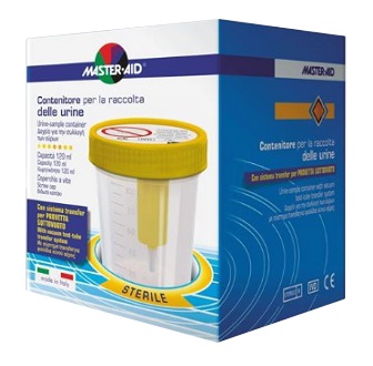CONTENITORE RACCOLTA URINA SOTTOVUOTO MASTER-AID 120 ML - Farmaciapacini.it