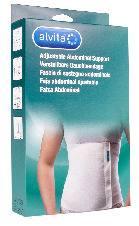 ALVITA FASCIA ADDOMINALE MISURA 1 CIRCONFERENZA 75-95 CM - Farmaciapacini.it
