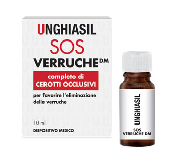 DISPOSITIVO MEDICO PER VERRUCHE IN FLACONE CON PENNELLINO 10 ML + 9 CEROTTI COPRIVERRUCA - Farmaciapacini.it