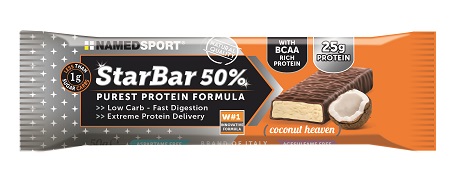 STARBAR 50% PROTEIN COCONUT HEAVEN 50 G - Farmaciapacini.it