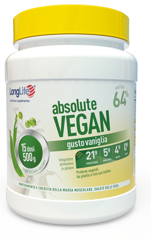 LONGLIFE ABSOLUTE VEGAN 500 G - Farmaciapacini.it
