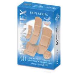 CEROTTO PRONTEX SKIN STRIPS 6 FORMATI ASSORTITI ASTUCCIO 40 PEZZI - Farmaciapacini.it