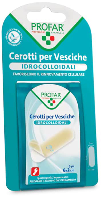 CEROTTO IDROCOLLOIDALE PROFAR MED 20X60 6 PEZZI - Farmaciapacini.it