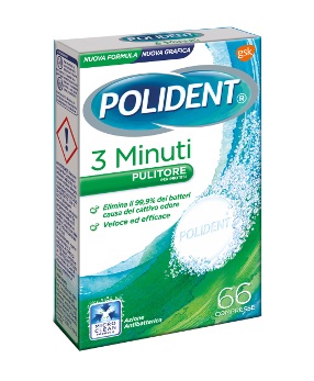 POLIDENT 3 MINUTI 66 COMPRESSE - Farmaciapacini.it