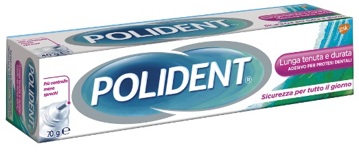 ADESIVO PROTESI DENTALI POLIDENT LUNGA TENUTA 70 G - Farmaciapacini.it
