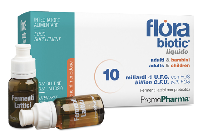 FLORA LIQUIDO ADULTI & BAMBINI 10 FLACONCINI X 10 ML - Farmaciapacini.it