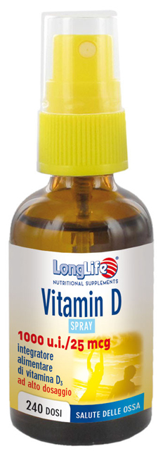 LONGLIFE VITAMIN D3 1000UI SPRAY 30 ML - Farmaciapacini.it