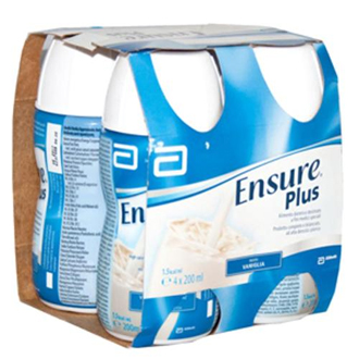 ENSURE PLUS VANIGLIA 4 BOTTIGLIE DA 200 ML - Farmaciapacini.it