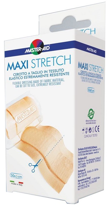 MASTER-AID STRETCH CEROTTO A TAGLIO IN TESSUTO ELASTICO RESISTENTE 50 X 6 CM - Farmaciapacini.it
