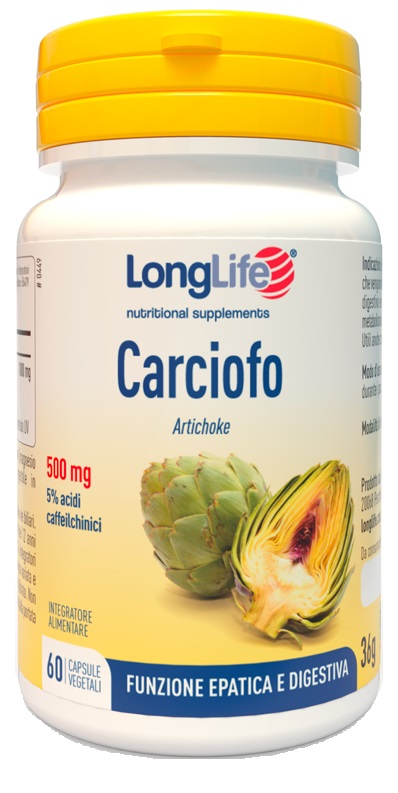 LONGLIFE CARCIOFO 60 CAPSULE VEGETALI - Farmaciapacini.it