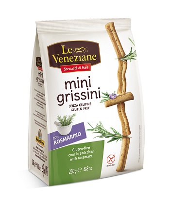 LE VENEZIANE MINI GRISSINI ROSMARINO 250 G - Farmaciapacini.it