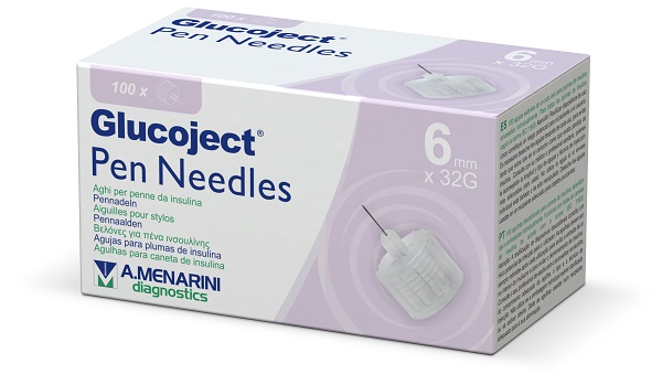 AGO PER PENNA DA INSULINA GLUCOJECT 6 MM GAUGE 32 100 PEZZI - Farmaciapacini.it