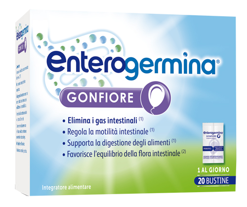 ENTEROGERMINA GONFIORE 20 BUSTINE BIPARTITE - Farmaciapacini.it