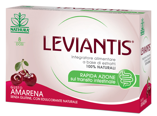 LEVIANTIS SENZA GLUTINE GUSTO AMARENA 8 DOSI / 16 BUSTE - Farmaciapacini.it