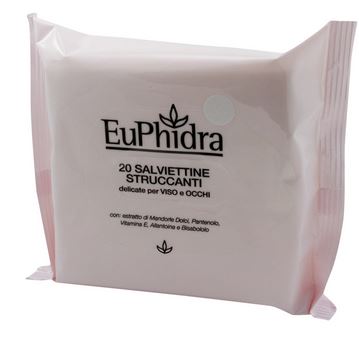 EUPHIDRA SALVIETTINE STRUCCANTI 20 PEZZI - Farmaciapacini.it