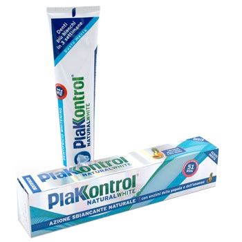 PLAKKONTROL NATURAL WHITE DENTIFRICIO 100 G - Farmaciapacini.it