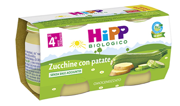 HIPP BIO HIPP BIO OMOGENEIZZATO ZUCCHINE CON PATATE 2X80 G - Farmaciapacini.it