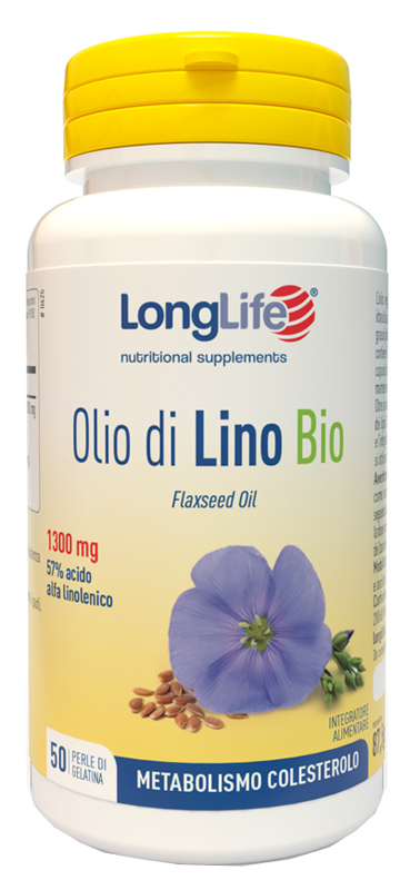 LONGLIFE OLIO DI LINO BIO 50 PERLE - Farmaciapacini.it