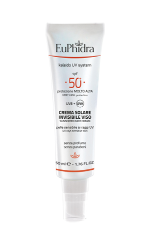 EUPHIDRA KALEIDO UV SYSTEM CREMA SOLARE VISO 50+ INVISIBLE - Farmaciapacini.it